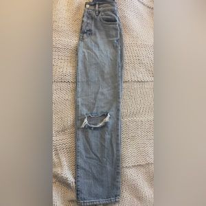 Pacsun Ripped High Rise Straight